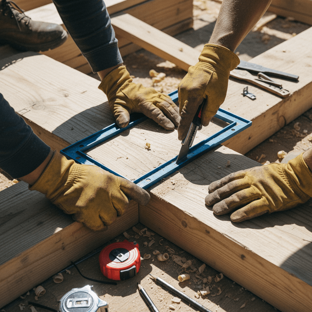 Fence repair work showing hands-on restoration and professional maintenance